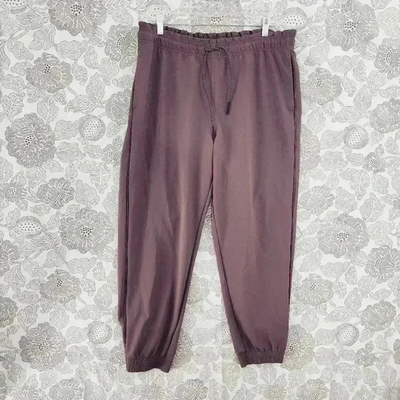 Athleta Metropolis Jogger Track Lavender Women's 12 - Picture 1 of 7